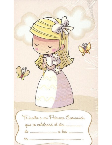 INVITACION 1ª COMUNION Mod8